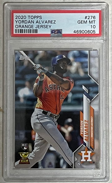 2020 Topps Series 1 Yordan Alvarez #276 PSA 10