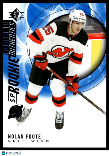 2020-21 SP Nolan Foote #126 Blue RC