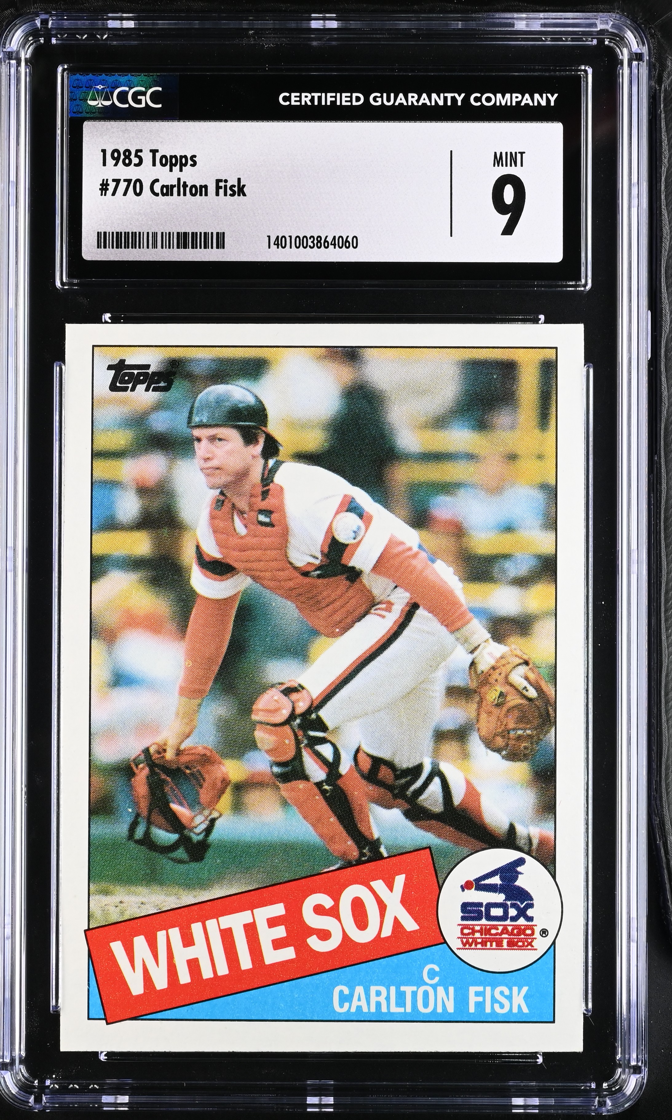1985 Topps Carlton Fisk #770 CGC 9 P1369