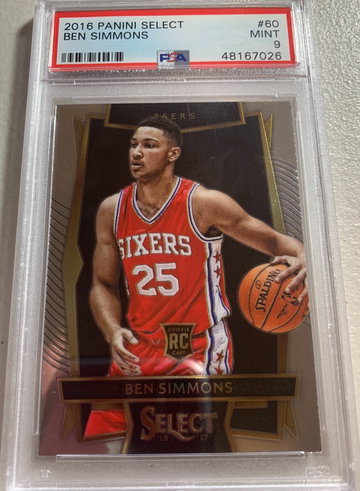 2016 Select Ben Simmons RC PSA 9