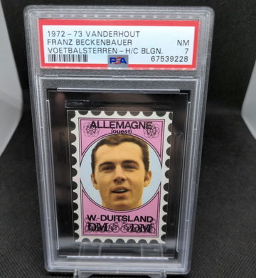 1972-73 Vanderhout Voetbalsterren Belgian Franz Beckenbauer PSA 7