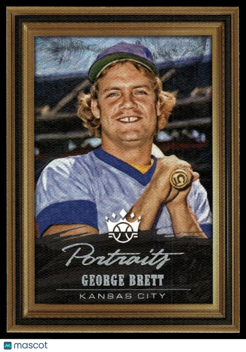 2018 Panini Diamond Kings George Brett #P5 Portraits