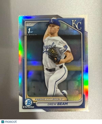 2024 Bowman Draft - Chrome Refractor Drew Beam #BDC-75