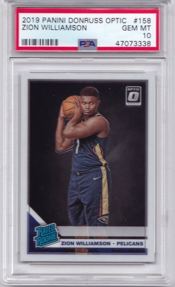 Zion Williamson 2019 Optic PSA 10