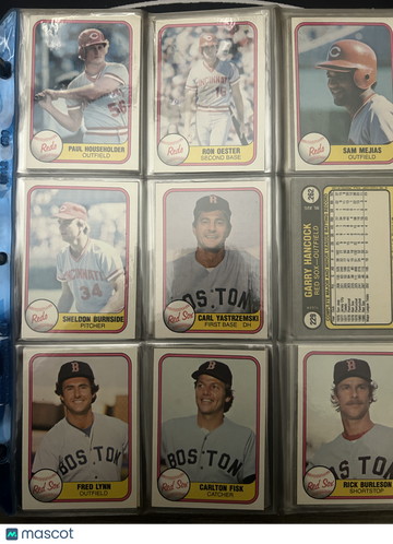 1981 Fleer NEAR COMPLETE SET 632/660