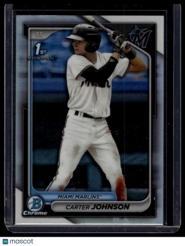 2024 Bowman Draft Carter Johnson #BDC-12 Chrome Refractor
