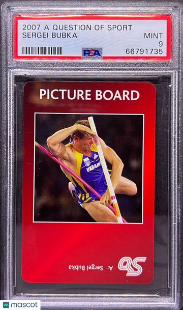 2007 A QUESTION OF SPORT SERGEI BUBKA # PSA 9