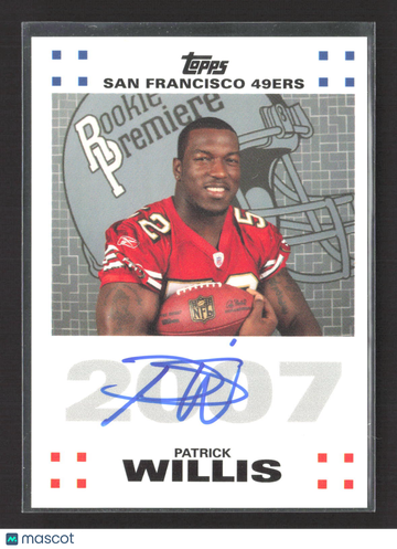 2007 Topps Rookie Premiere Patrick Willis #RPA-PWI