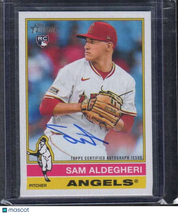 2025 Topps Heritage - Real One Autographs Sam Aldegheri #ROA-SA