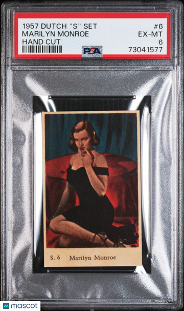 1957 Dutch "s" Set Marilyn Monroe #6 PSA 6