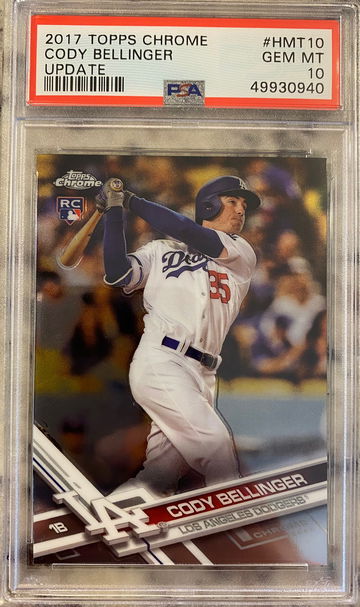 2017 Topps Chrome Update Cody Bellinger PSA 10 Gem-Mint