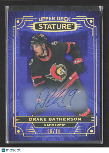 2022 Upper Deck Stature Drake Batherson #35 Purple /10