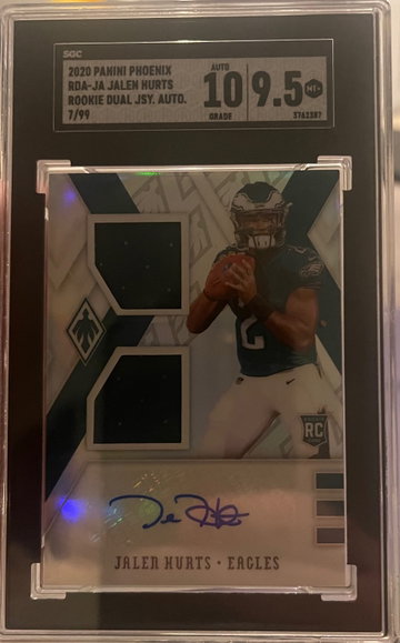 2020 Panini Phoenix Jalen Hurts auto /99