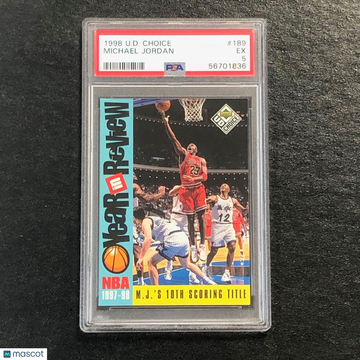 1998 UD Choice Michael Jordan #189 PSA 5