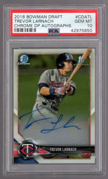 Trevor Larnach 2018 Bowman Auto