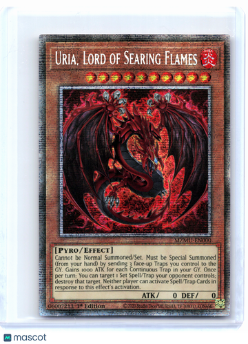 Maze of Muertos Uria, Lord of Searing Flames (Starlight Rare) Foil Starlight Rare (1st Edition) #MZMU-EN000