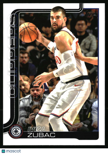 2025-26 Topps Ivica Zubac #145 Los Angeles Clippers
