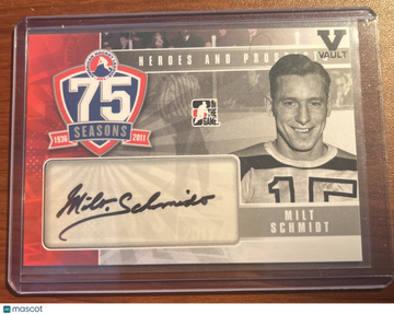2010-11 In the Game Heroes and Prospects Milt Schmidt #AHLAA-MS