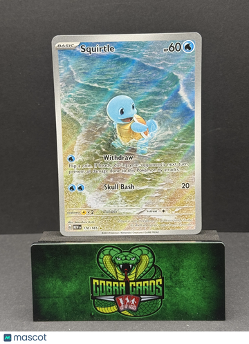 2023 Scarlet & Violet 151 Squirtle Holo Secret Rare #170/165