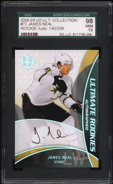 2008-09 Ultimate Collection #73 James Neal  Auto Rookie /399