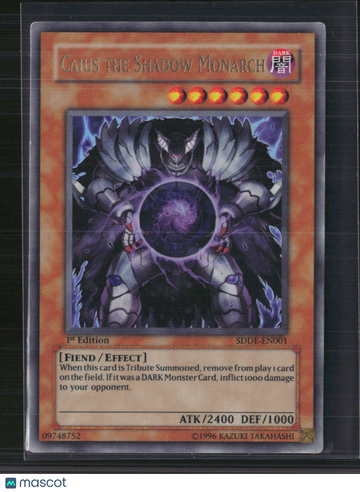 2008 Yu-Gi-Oh! The Dark Emperor Structure Deck Caius the Shadow Monarch Ultra Rare 1st Edition