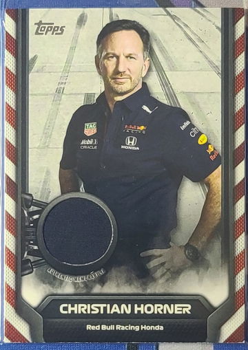 2021 TOPPS CHRISTIAN HORNER FORMULA 1 RELIC CARD /150
