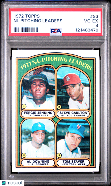 1972 Topps Fergie Jenkins #93 PSA 4