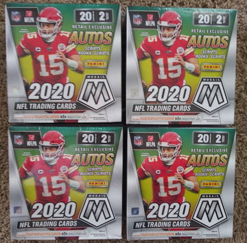 2020 NFL Mosaic 4x Mega Box lot