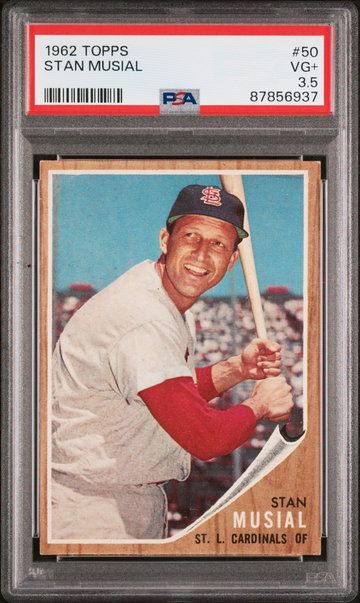 1962 Topps Stan Musial #50 PSA 3.5