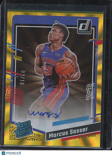 2023-24 Donruss Marcus Sasser Gold