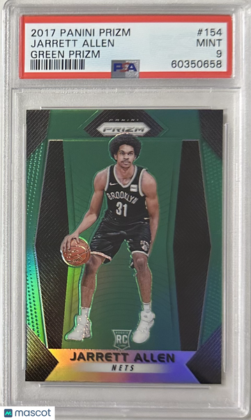 2017 Panini Prizm Jarrett Allen #154 Green PSA 9