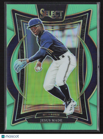2025 Panini Select Baseball Jesus Made #20 Green Prizm /49