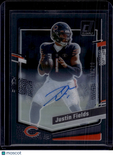 2024 Panini Clearly Donruss Justin Fields #10 /200