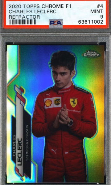 2020 Topps Chrome F1 Charles Leclerc Refractor