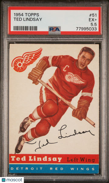 1954 Topps Ted Lindsay #51 PSA 5.5