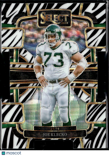 Joe Klecko 2024 Panini Select Concourse Zebra Prizm New York Jets