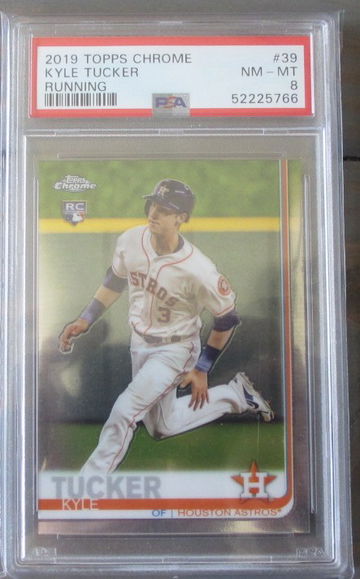 Kyle Tucker RC 2019 Topps Chrome PSA 8