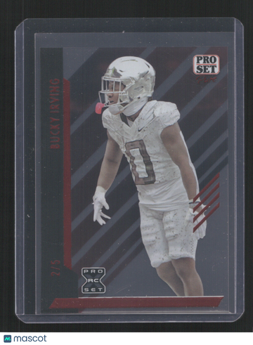 2024 PRO SET PURE BUCKY IRVING #116 HOLO /5 RC SN,RC,/5