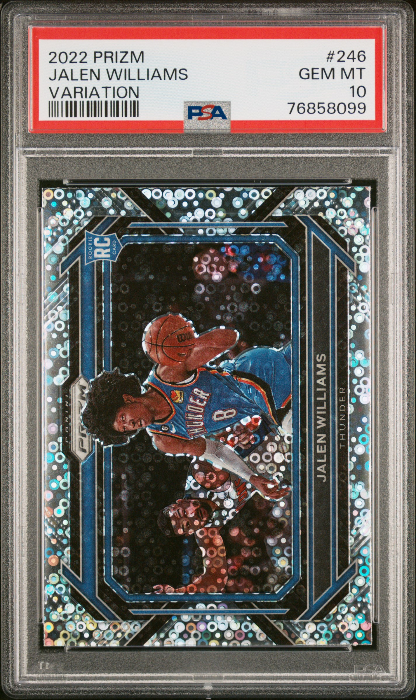 2022 Panini Prizm Jalen Williams #246 PSA 10