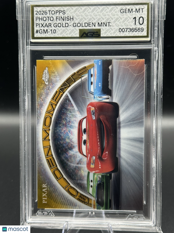 2025 Topps Chrome Pixar GOLD AGS 10