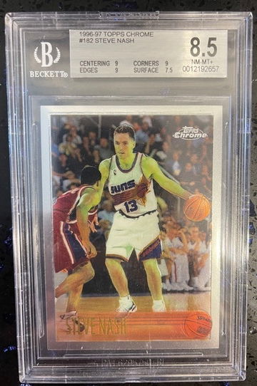 1996-97 Steve Nash Topps Chrome #182 BGS 8.5