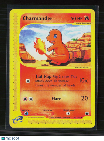 2002 Expedition Base Set Charmander #97/165