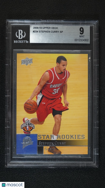 2009-10 Upper Deck Stephen Curry #234 [Base] Rookie BGS 9