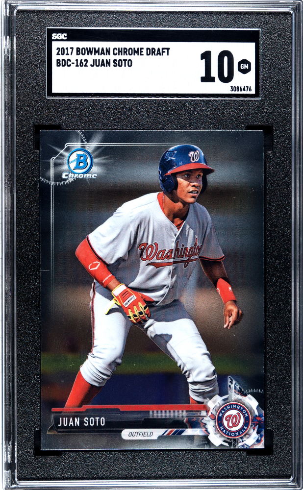 2017 Bowman Chrome Draft Juan Soto #BDC-162 SGC 10