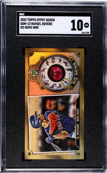 2022 Topps Gypsy Queen GO Gems Mini Rafael Devers #GGM-12 SGC 10
