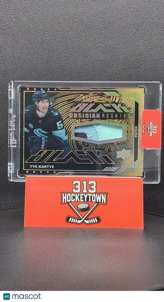 2023-24 Upper Deck SPx Black Obsidian Rookies Tye Kartye #ORJ-TK Gold Patch