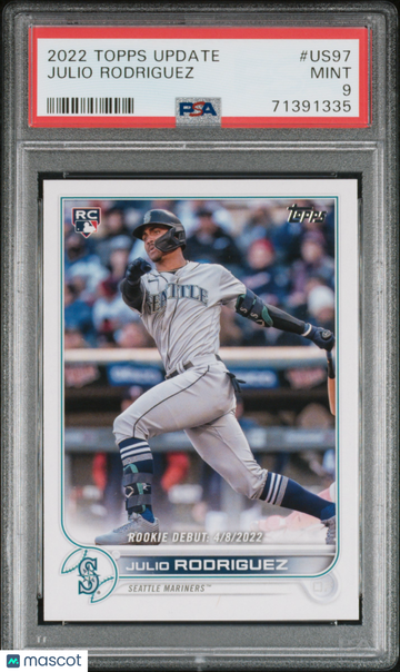 2022 Topps Update Julio Rodriguez #US97 PSA 9