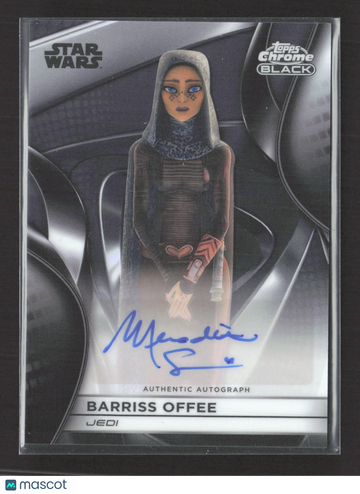 2023 Topps Chrome Black Star Wars Meredith Salenger Authentic Autograph #CB-ES