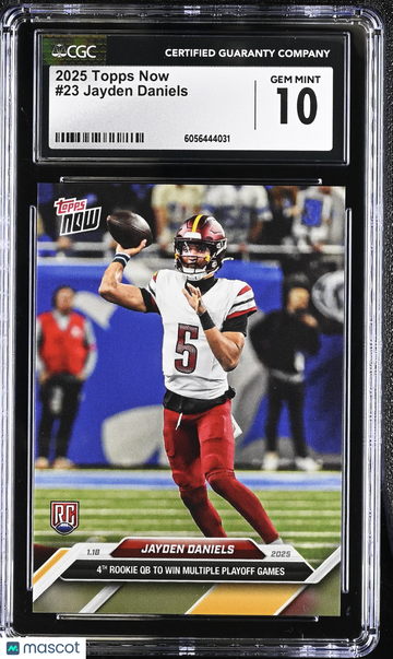 2025 Topps Now Jayden Daniels #23 CGC 10