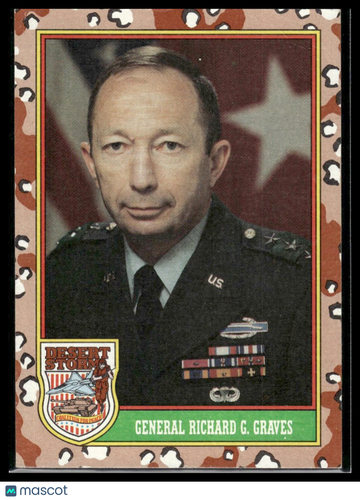 1991 Desert Storm General Richard G. Graves #5